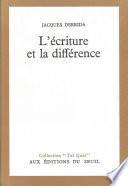 L'Ecriture et la Différence