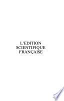 L'édition scientifique française