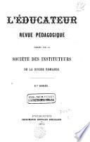 L'éducateur et bulletin corporatif