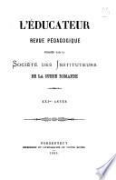 L'éducateur et bulletin corporatif