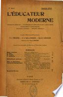 L'Educateur moderne