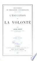 L'éducation de la volonté