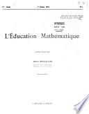 L'Education Mathématique