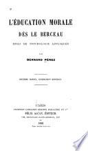 L'éducation morale dès le berceau