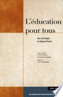 L'éducation pour tous : une anthologie du Rapport Parent