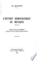 L'effort démocratique du Mexique
