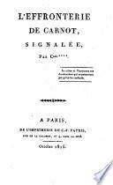 L'Effronterie de Carnot, signatee par Cles+++
