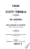 L'église de Saint-Thomas à Strasbourg et ses monuments