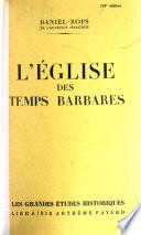 L'église des temps barbares