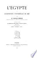 L'Égypte à l'exposition universelle de 1867 par Charles Edmond