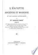 L'Égypte ancienne et moderne et son dernier recensement