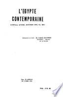 L'Egypte contemporaine