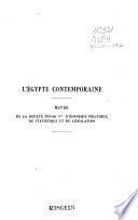 L'Egypte Contemporaine