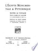 L'Égypte monumentale & pittoresque