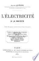 L'électricité à la maison