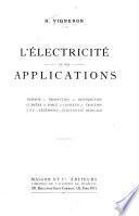 L'électricité et ses applications