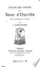 L'elite des contes. Avec introdubtion et notes par P. Ristelhuber