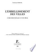 L'embellissement des villes