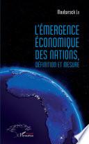 L'émergence économique des nations
