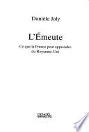 Livre L'émeute