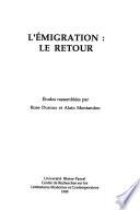 L'émigration