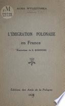 L'émigration polonaise en France