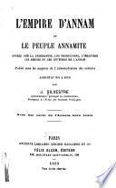 L'empire d'Annam et le peuple annamite