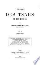 L'empire des tsars et les Russes: La religion