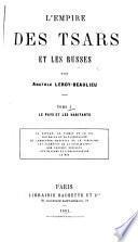 L'empire des tsars et les Russes: Le pays et les habitants