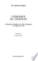 L'enfance au château