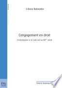 L'engagement en droit