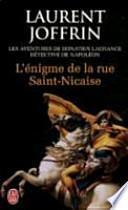 L'énigme de la rue Saint-Nicaise