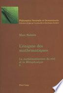 L'énigme des mathématiques