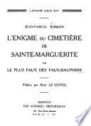 L'énigme du cimetière de Sainte-Marguerite