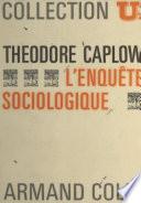 L'enquête sociologique