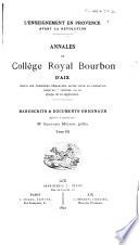 L'enseignement en Provence avant la révolution