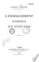 L'enseignement supérieur aux États-Unis