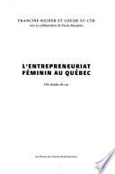 L'entrepreneuriat féminin au Québec