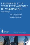 L'entreprise et la vente internationale de marchandises