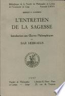 L'Entretien de la sagesse