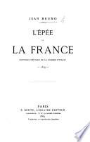 L'Épée de la France, histoire poétique de la guerre d'Italie-1859