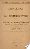 L'épicurisme de la Rochefoucauld