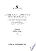 L'épopée romane au Moyen Âge et aux temps modernes