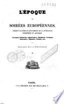 L'Epoque ou Soirées européennes