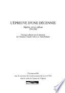 L'épreuve d'une décennie