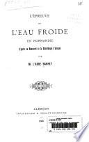 L'épreuve de l'eau froide en Normandie