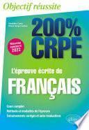 L'épreuve écrite de français - CRPE Nouveau concours 2022