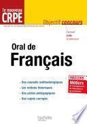 L'épreuve orale de français au nouveau CRPE