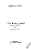 L'ère Compaoré