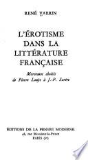 L'Érotisme dans la littérature française